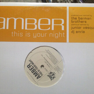 Amber – This Is Your Night     Vinilo, 12", Promo   ( epoca )