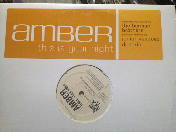 Amber – This Is Your Night Vinilo, 12", Promo ( epoca )