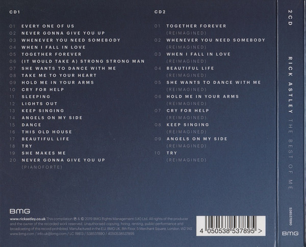 Rick Astley – The Best Of Me 2 x CD, Compilation, Digipak ( nuevo ) - Imagen 2