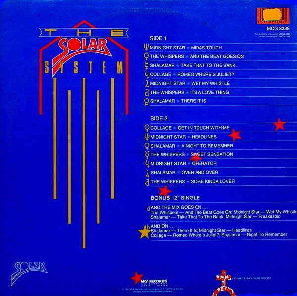 Various – The Solar System Vinilo, LP, Compilation, Includes Bonus 12" Vinilo, 12", 45 RPM, Mixed, Compilation ( epoca ) - Imagen 2