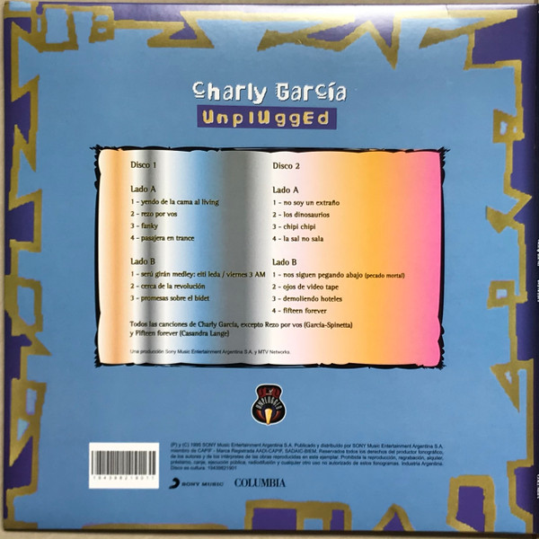 Charly García – Unplugged 2 x Vinilo, LP, Album, Reissue, Stereo ( nuevo ) - Imagen 2