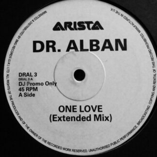Dr. Alban – One Love    Vinilo, 12", Promo    ( epoca )
