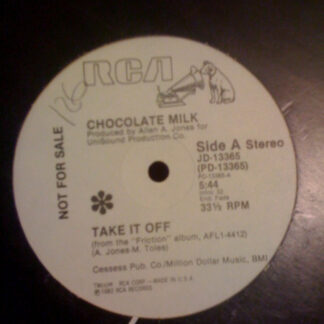 Chocolate Milk – Take It Off    Vinilo, 12", 33 ⅓ RPM, Promo    ( epoca )
