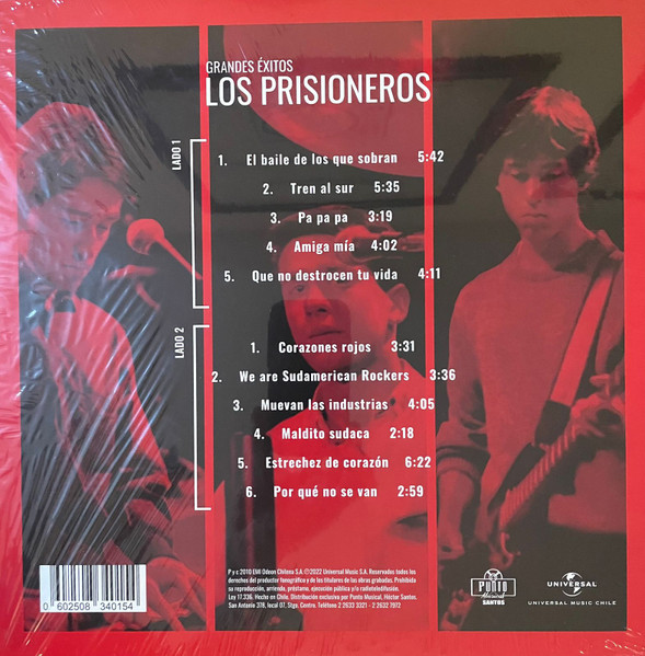 Los Prisioneros – Grandes Éxitos Vinilo, LP, Compilation, Remastered, Stereo ( nuevo ) - Imagen 2