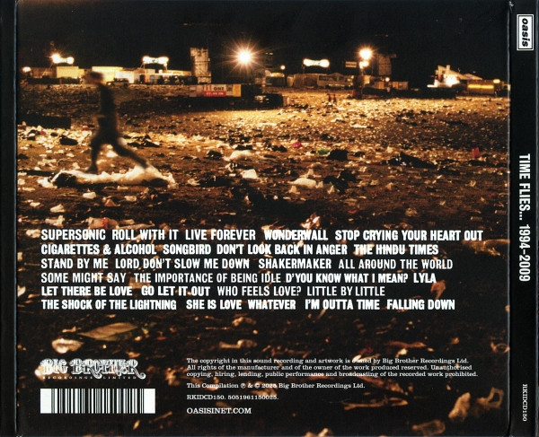 Oasis – Time Flies... 1994-2009 2 x CD, Compilation, Reissue, Remastered ( nuevo ) - Imagen 2