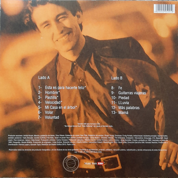 Jorge González – Jorge González Vinilo, LP, Album, Remastered ( nuevo ) - Imagen 2