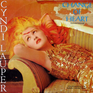 Cyndi Lauper – Change Of Heart     Vinilo, 12", 45 RPM, Single, Stereo   ( epoca )