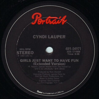 Cyndi Lauper – Girls Just Want To Have Fun    Vinilo, 12", 33 ⅓ RPM, Stereo    ( epoca )