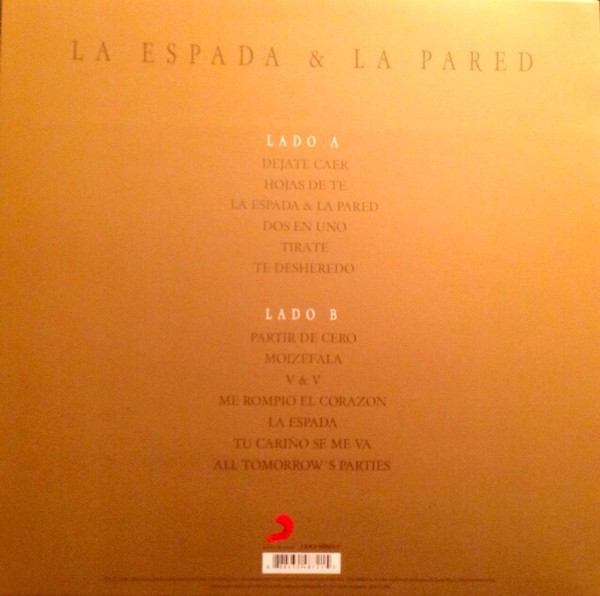 Los Tres – La Espada & La Pared Vinilo, LP, Album ( nuevo ) - Imagen 2