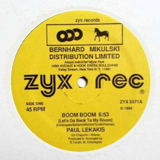 Paul Lekakis – Boom Boom (Let's Go Back To My Room)     Vinilo, 12", 45 RPM, Plain Jacket    ( epoca )