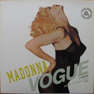 Madonna – Vogue   Vinilo, 12", 45 RPM, Limited Edition, No Poster   ( epoca )