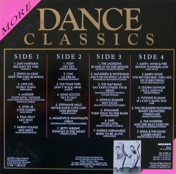 Various – More Dance Classics 2 x Vinilo, LP, Compilation, Stereo, Gatefold ( epoca ) - Imagen 2
