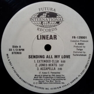Linear – Sending All My Love    Vinilo, 12", 33 ⅓ RPM    ( epoca )