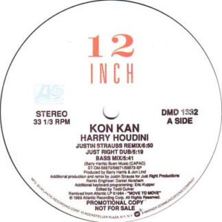 Kon Kan – Harry Houdini   Vinilo, 12", Promo, Single    ( epoca )