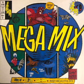 Snap! – Snap! Mega Mix    Vinilo, 12", 45 RPM    ( epoca )