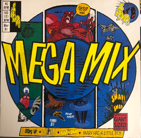 Snap! – Snap! Mega Mix Vinilo, 12", 45 RPM ( epoca )