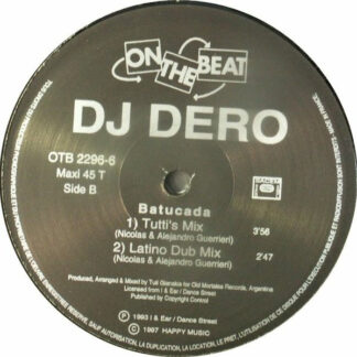 DJ Dero – Batucada   Vinilo, 12"   ( epoca )