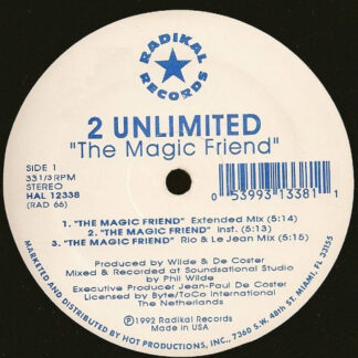 2 Unlimited – The Magic Friend   Vinilo, 12", 33 ⅓ RPM, Stereo   ( epoca )